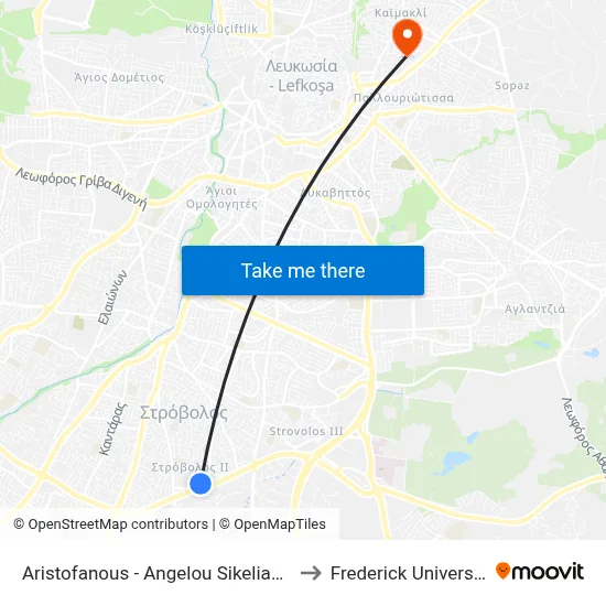 Aristophanes - Angelos Sikelianos to Frederick University map