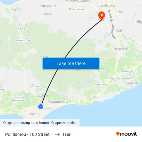Culture - 100 Street 1 to Tseri map