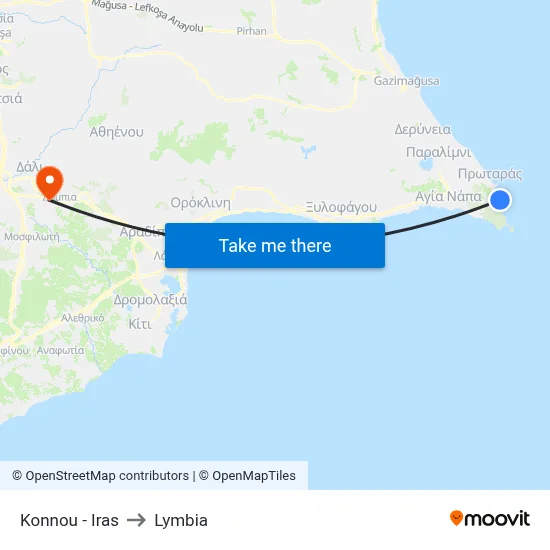 Konnou - Iras to Lymbia map