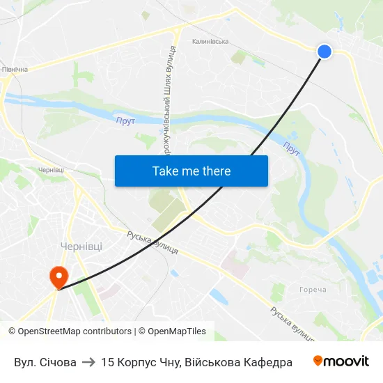 Вул. Січова to 15 Корпус Чну, Військова Кафедра map