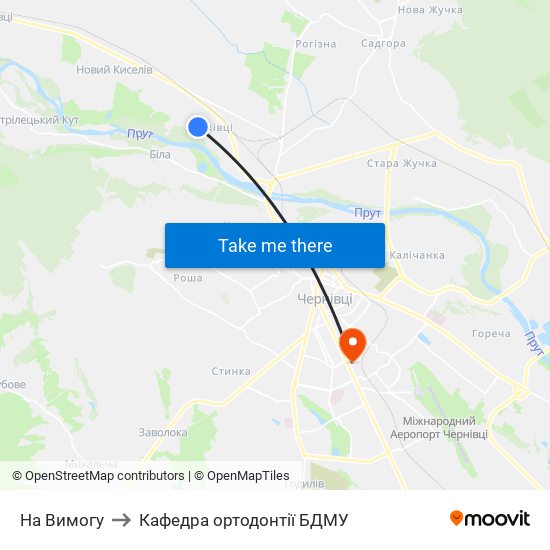 На Вимогу to Кафедра ортодонтії БДМУ map