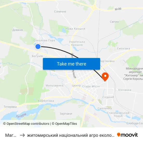 Магазин to житомирський національний агро екологічний університет map