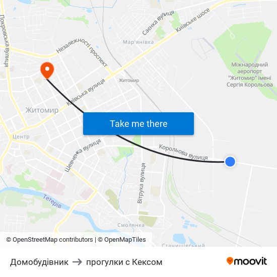 Домобудівник to прогулки с Кексом map