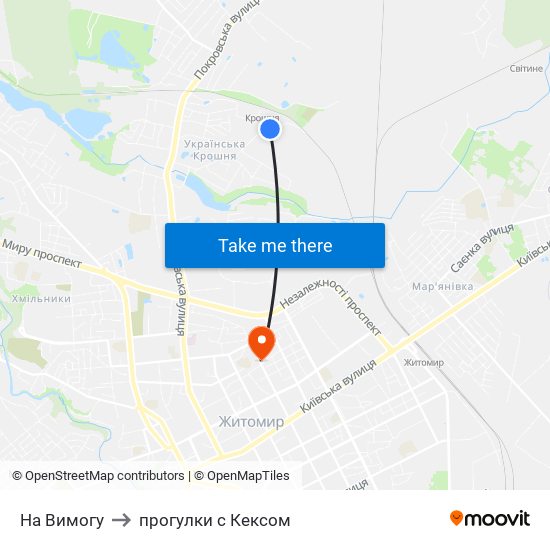 На Вимогу to прогулки с Кексом map