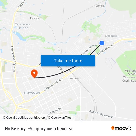 На Вимогу to прогулки с Кексом map