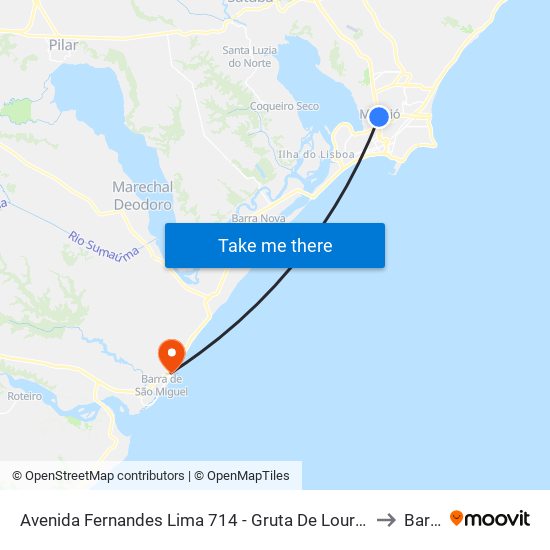 Avenida Fernandes Lima 714 - Gruta De Lourdes Maceió - Al República Federativa Do Brasil to Barra Mar map