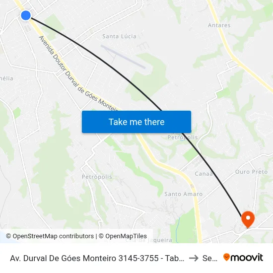 Av. Durval De Góes Monteiro 3145-3755 - Tabuleiro Do Martins Maceió - Al Brasil to Serraria map