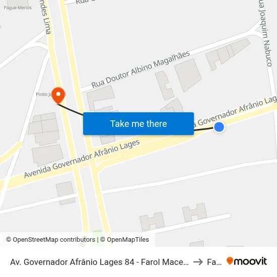 Av. Governador Afrânio Lages 84 - Farol Maceió - Al Brasil to Farol map