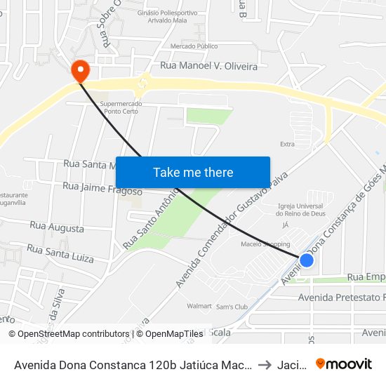 Avenida Dona Constanca 120b Jatiúca Maceió - Alagoas 57036-370 Brasil to Jacintinho map
