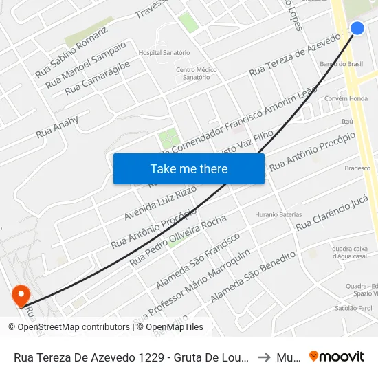 Rua Tereza De Azevedo 1229 - Gruta De Lourdes Maceió - Al 57052-600 Brasil to Mutange map