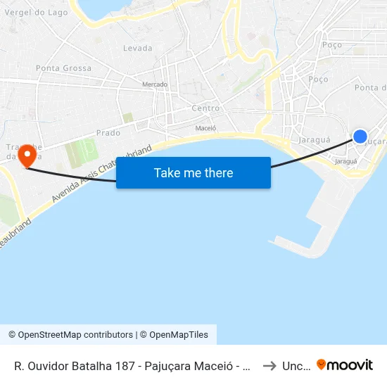 R. Ouvidor Batalha 187 - Pajuçara Maceió - Al 57030-130 Brasil to Uncisal map