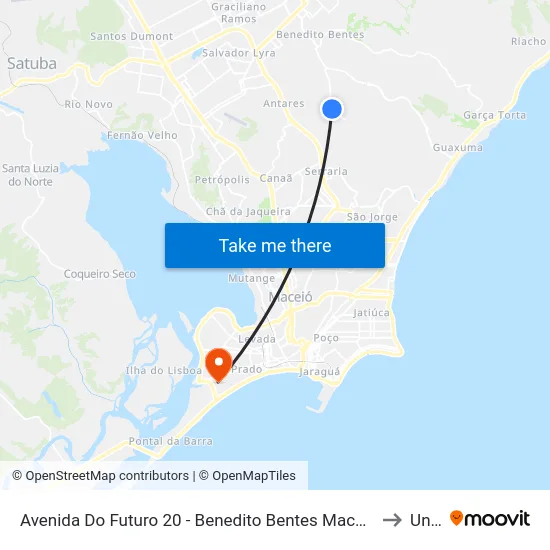 Avenida Do Futuro 20 - Benedito Bentes Maceió - Al República Federativa Do Brasil to Uncisal map