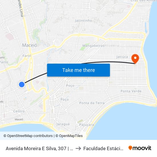 Avenida Moreira E Silva, 307 | Embratel to Faculdade Estácio De Sá map