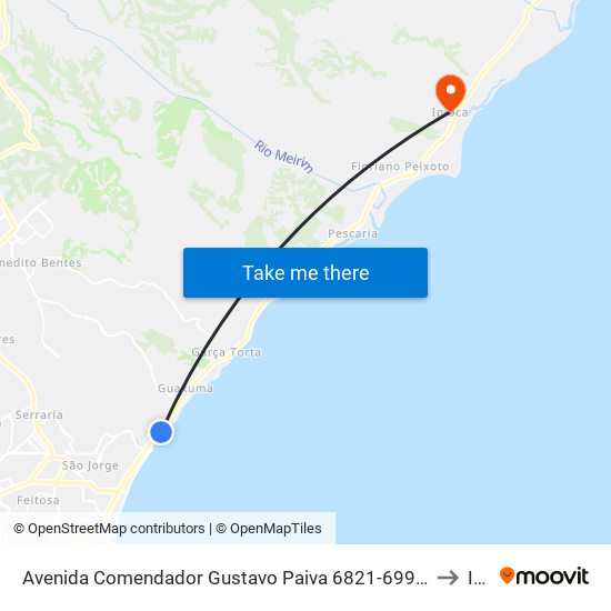 Avenida Comendador Gustavo Paiva 6821-6993 - Cruz Das Almas Maceió - Al República Federativa Do Brasil to Ipioca map