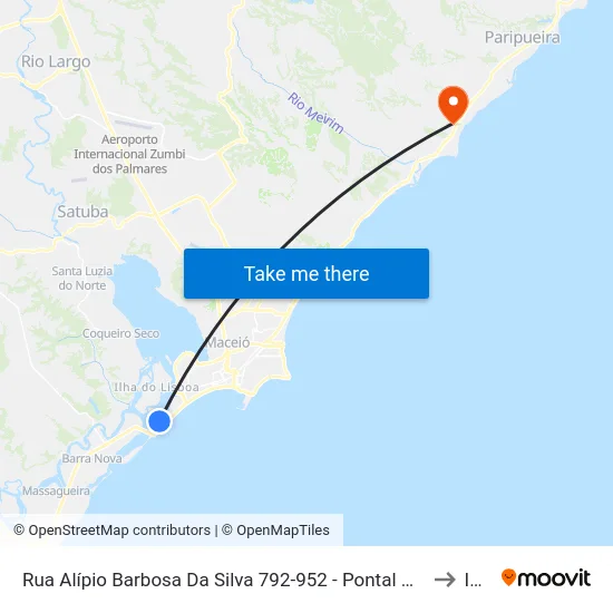 Rua Alípio Barbosa Da Silva 792-952 - Pontal Da Barra Al República Federativa Do Brasil to Ipioca map