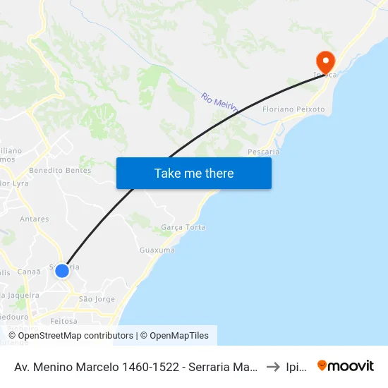 Av. Menino Marcelo 1460-1522 - Serraria Maceió - Al Brazil to Ipioca map
