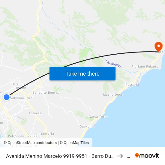 Avenida Menino Marcelo 9919-9951 - Barro Duro Maceió - Al República Federativa Do Brasil to Ipioca map