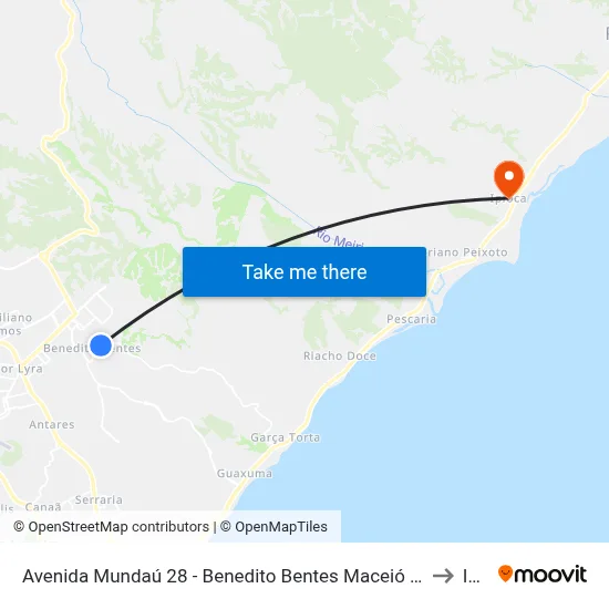 Avenida Mundaú 28 - Benedito Bentes Maceió - Al 57085-778 República Federativa Do Brasil to Ipioca map