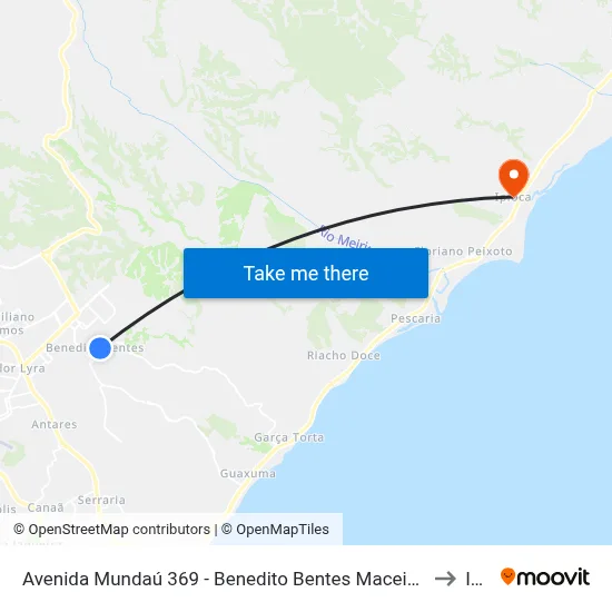 Avenida Mundaú 369 - Benedito Bentes Maceió - Al 57085-778 República Federativa Do Brasil to Ipioca map