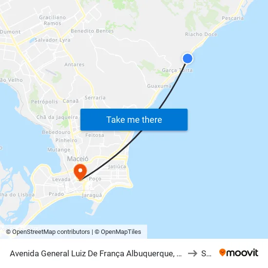 Avenida General Luiz De França Albuquerque, 110 - Praça Emílio De Carvalho to Seune map