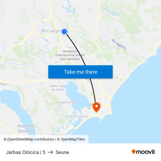 Jarbas Oiticica | 5 to Seune map
