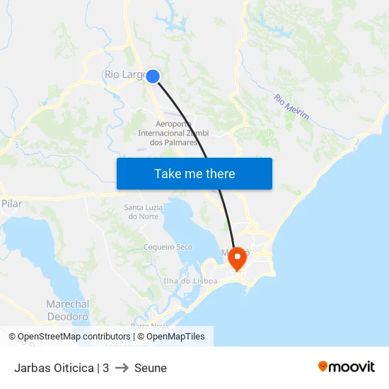 Jarbas Oiticica | 3 to Seune map