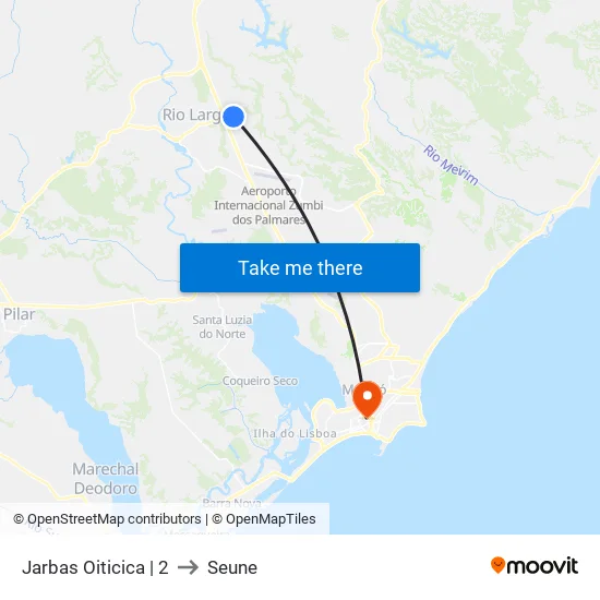 Jarbas Oiticica | 2 to Seune map