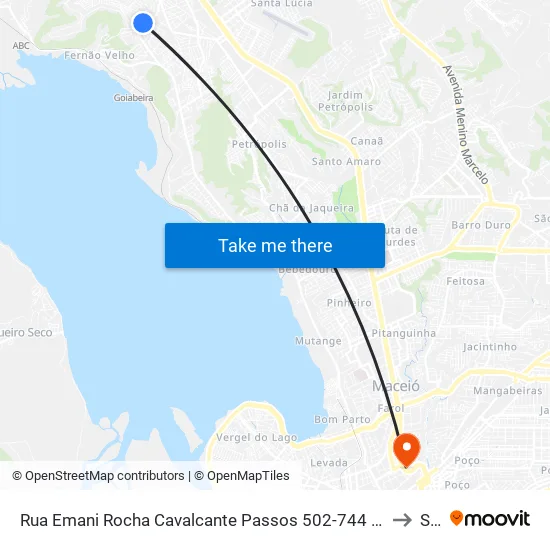 Rua Emani Rocha Cavalcante Passos 502-744 - Santa Amelia Maceió - Al República Federativa Do Brasil to Seune map