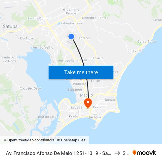 Av. Francisco Afonso De Melo 1251-1319 - Santa Lúcia Maceió - Al 57082-065 Brasil to Seune map