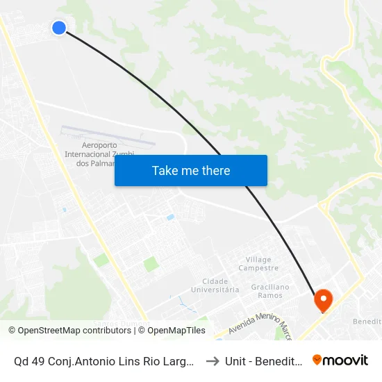 Qd 49 Conj.Antonio Lins Rio Largo - Alagoas Brasil to Unit - Benedito Bentes map