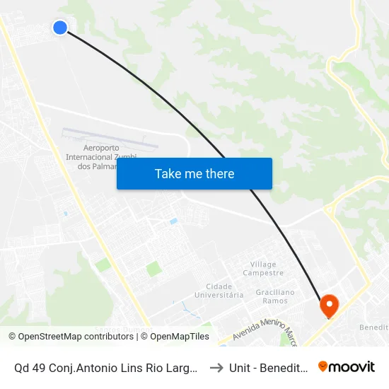 Qd 49 Conj.Antonio Lins Rio Largo - Alagoas Brasil to Unit - Benedito Bentes map