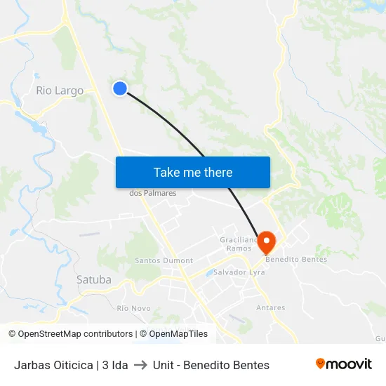 Jarbas Oiticica | 3 Ida to Unit - Benedito Bentes map