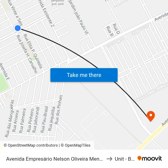 Avenida Empresário Nelson Oliveira Menezes 1200 Cidade Universitária Maceió - Alagoas 57073-000 Brasil to Unit - Benedito Bentes map