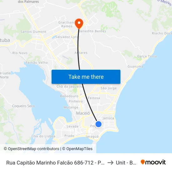 Rua Capitão Marinho Falcão 686-712 - Poço Maceió - Al 57025-260 República Federativa Do Brasil to Unit - Benedito Bentes map