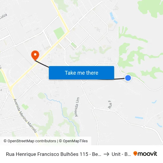 Rua Henrique Francisco Bulhões 115 - Benedito Bentes Maceió - Al 57085-038 República Federativa Do Brasil to Unit - Benedito Bentes map