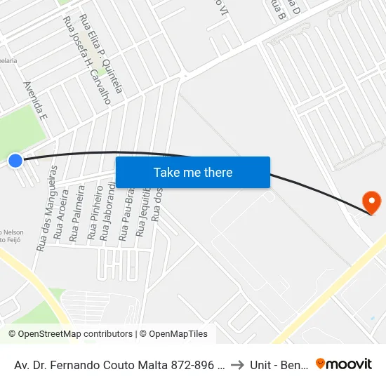 Av. Dr. Fernando Couto Malta 872-896 - Cidade Universitária Maceió - Al Brasil to Unit - Benedito Bentes map