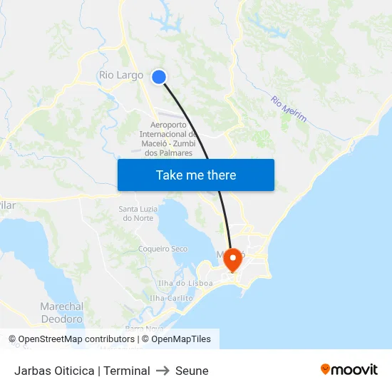 Jarbas Oiticica | Terminal to Seune map