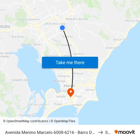 Avenida Menino Marcelo 6008-6216 - Barro Duro Maceió - Al 57081-385 Brasil to Seune map