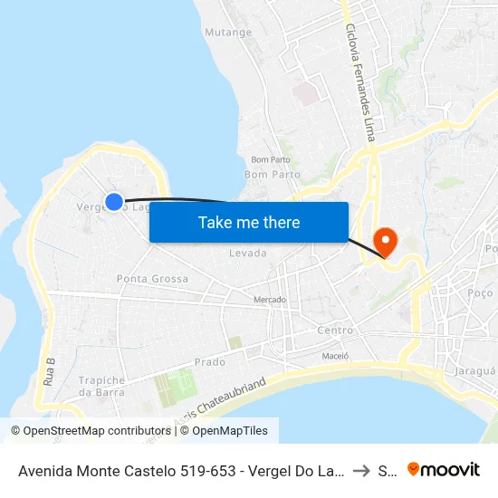 Avenida Monte Castelo 519-653 - Vergel Do Lago Maceió - Al República Federativa Do Brasil to Seune map