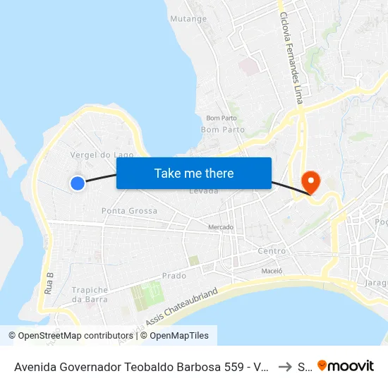 Avenida Governador Teobaldo Barbosa 559 - Vergel Do Lago Maceió - Al 57015-850 República Federativa Do Brasil to Seune map