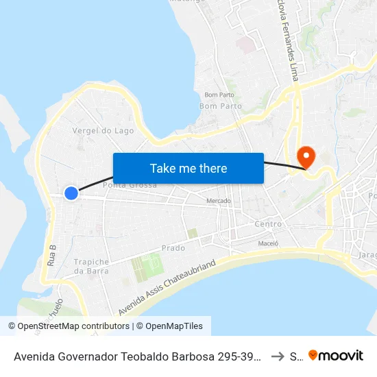 Avenida Governador Teobaldo Barbosa 295-399 - Vergel Do Lago Maceió - Al 57015-850 República Federativa Do Brasil to Seune map