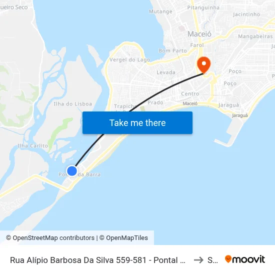 Rua Alípio Barbosa Da Silva 559-581 - Pontal Da Barra Maceió - Al 57010-810 Brasil to Seune map