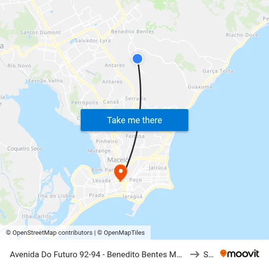 Avenida Do Futuro 92-94 - Benedito Bentes Maceió - Al República Federativa Do Brasil to Seune map