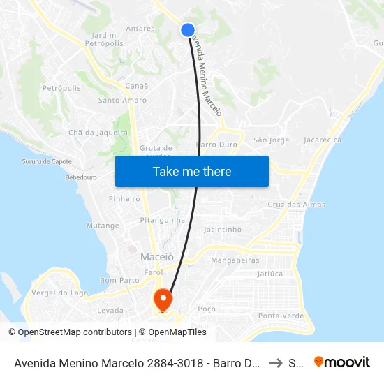 Avenida Menino Marcelo 2884-3018 - Barro Duro Maceió - Al 57081-385 Brasil to Seune map