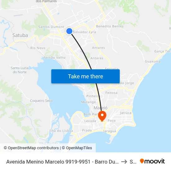 Avenida Menino Marcelo 9919-9951 - Barro Duro Maceió - Al República Federativa Do Brasil to Seune map