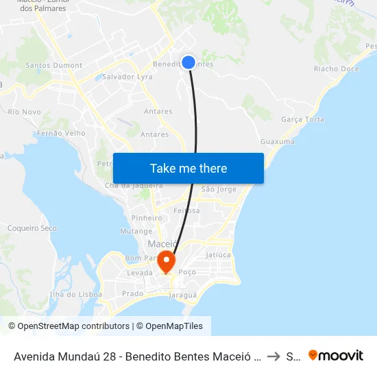 Avenida Mundaú 28 - Benedito Bentes Maceió - Al 57085-778 República Federativa Do Brasil to Seune map