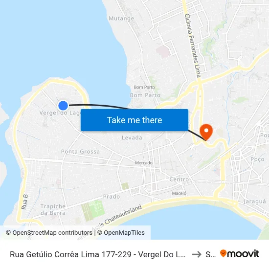 Rua Getúlio Corrêa Lima 177-229 - Vergel Do Lago Maceió - Al 57015-340 República Federativa Do Brasil to Seune map