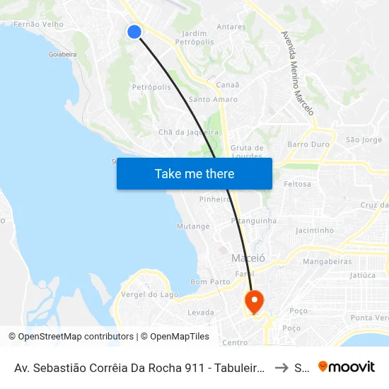 Av. Sebastião Corrêia Da Rocha 911 - Tabuleiro Do Martins Maceió - Al 57061-410 Brasil to Seune map
