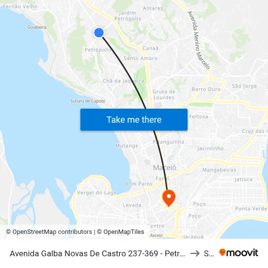 Avenida Galba Novas De Castro 237-369 - Petrópolis Maceió - Al República Federativa Do Brasil to Seune map