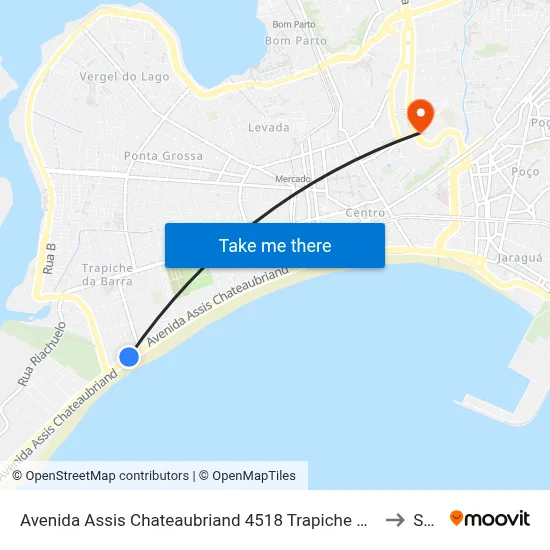 Avenida Assis Chateaubriand 4518 Trapiche Da Barra Maceió - Alagoas Brasil to Seune map
